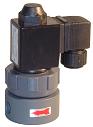 Plastic Solenoid Valves Series 148 PVC, PTFE 2/2 N Closed 1/4 BSP or 12mm 0 - 6 Bar