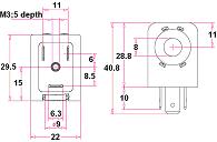 Nass Magnet System 8 dimensions in stock at Connexion Developments Ltd UK