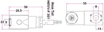 Nass Magnet System 8/22 ATEX EExmIIT4 dimensions in stock at Connexion Developments Ltd UK