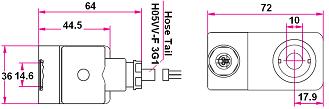 Nass Magnet System 13/36 ATEx EExmIIT4 dimensions in stock at Connexion Developments Ltd UK