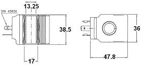 31400 T36 Italian coil dimensions