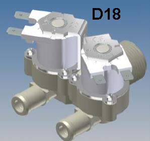 D180 RPE 12 volt Appliance Water Solenoid Valve