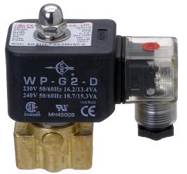 LAD6000 1/8 miniature brass latching direct acting solenoid valve