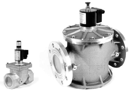 VMR Aluminium Series 2/2 Normally Closed 0 - 0.3 Bar EN161 Gas Board Approved Solenoid Valve